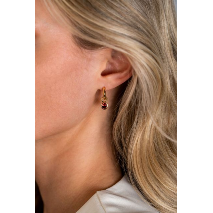 Zinzi Oorbedels, model ZICH-JAN birthstone januari excl. oorringen (7mm.) - 21984 Zinzi Oorbedels, model ZICH-JAN birthstone januari excl. oorringen (7mm.) - 21984