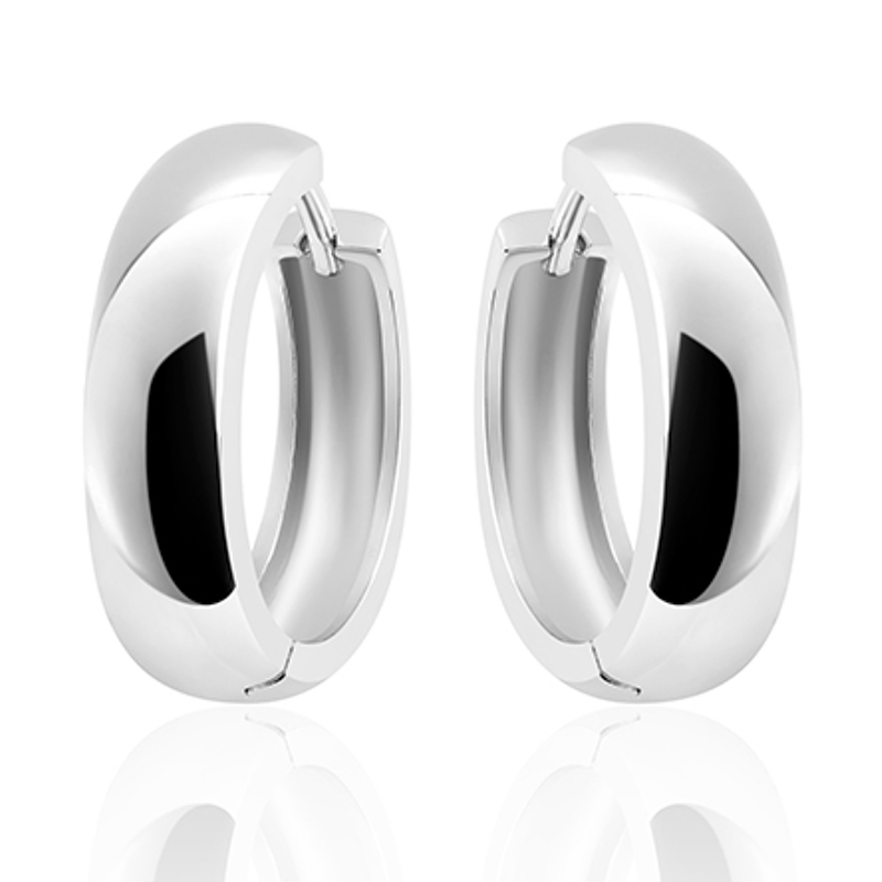 Oorringen, zilver (5x22mm) - 22010