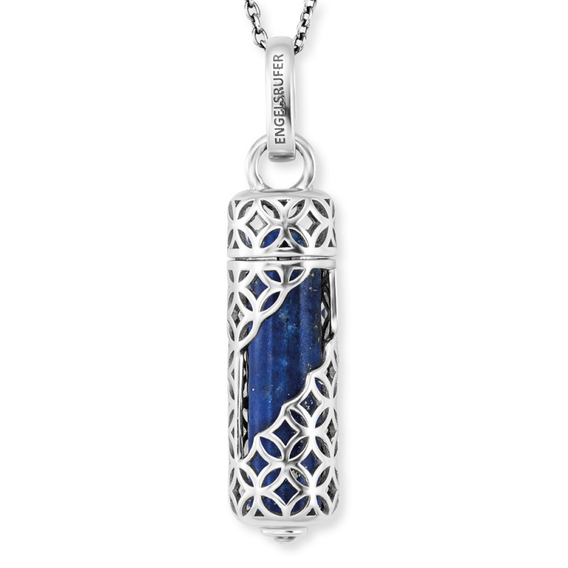 Engelsrufer Hanger, zilver met Lapis Lazuli (incl.collier verstelbaar: 50-55-60cm.) - 18787