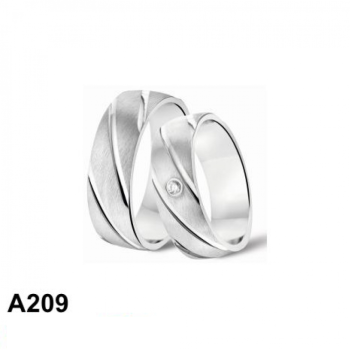 Amorio Ring, zilver gerhodineerd breedte 6.5mm. (maat 17,5) RING MET ZIRCONIA - 16401