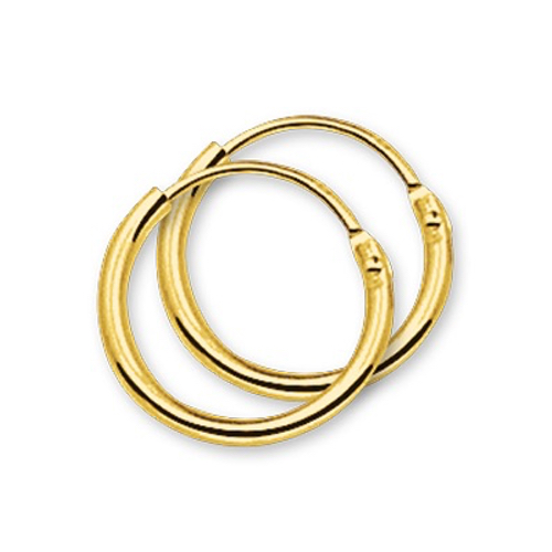 HC Creolen,14krt.goud (17x1,3mm.) - 16421