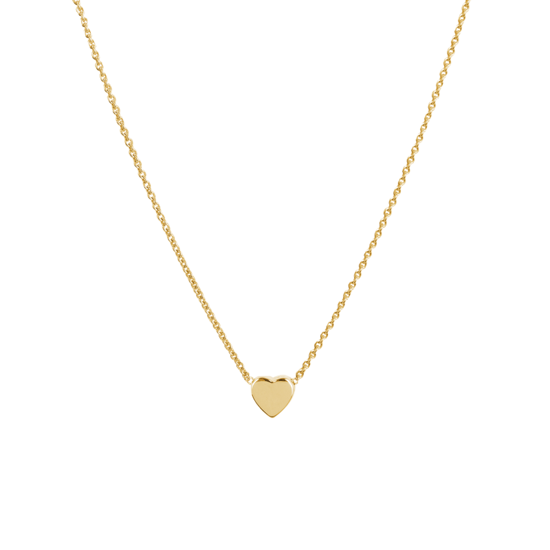 Jackie Collier, 14krt.goud Plain Heart(lengte: 38-42cm.) - 19077