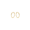 Jackie klap-oorringen, 14krt.goud Plain (10x1mm.) - 19067 Jackie klap-oorringen, 14krt.goud Plain (10x1mm.) - 19067