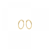 Jackie klap-oorringen, 14krt.goud Plain (10x1mm.) - 19067 Jackie klap-oorringen, 14krt.goud Plain (10x1mm.) - 19067