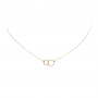 Jackie Collier, 14krt.goud Double Trouble (lengte: 42-45cm.) - 19078