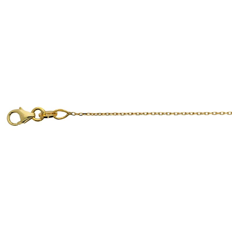 Jackie Collier, 14krt.goud anker 0,8mm. (lengte verstelbaar: 40-43-45cm.) - 19082
