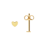 Jackie Oorknoppen, 14krt.goud Mini Heart (3mm.) - 19119 Jackie Oorknoppen, 14krt.goud Mini Heart (3mm.) - 19119