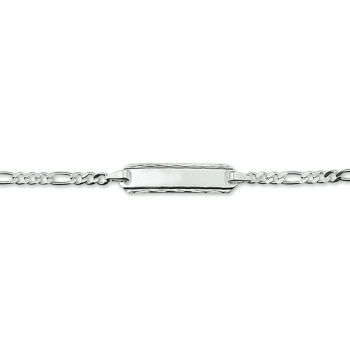 Graveerarmband, zilver (verstelbaar: 11-13cm.) - 19509