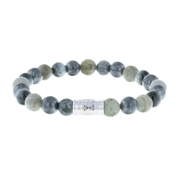 AZE Jewels Armband, model AZ-BS014-A Arendsoog-Hematiet-Labradoriet (Maat 19 Rekband) - 19251 AZE Jewels Armband, model AZ-BS014-A Arendsoog-Hematiet-Labradoriet (Maat 19 Rekband) - 19251