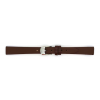 HC Horlogeband, 12mm - Bruin - Plat - echt Kalfsleer - 19680