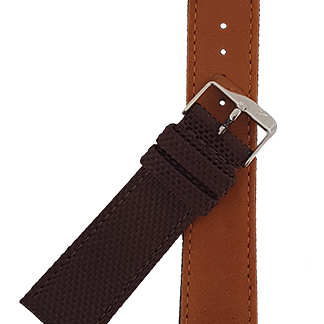 Horlogeband, 20mm - Bruin - Nylon (Kevlar Velvet) - 19932 Horlogeband, 20mm - Bruin - Nylon (Kevlar Velvet) - 19932