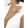 Zinzi Ring, model ZIR2050Y  met zirkonia's. - 20016