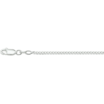 Collier, zilver gourmetschakel (80cm.) - 20027 Collier, zilver gourmetschakel (80cm.) - 20027