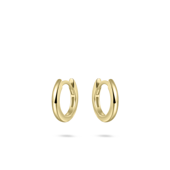 Oorringen, zilver geel-verguld (2x13,5mm) - 20119 Oorringen, zilver geel-verguld (2x13,5mm) - 20119
