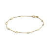Jackie Armband, 14krt.goud Bahia Oval (lengte: 17,5-19cm.) - 20255