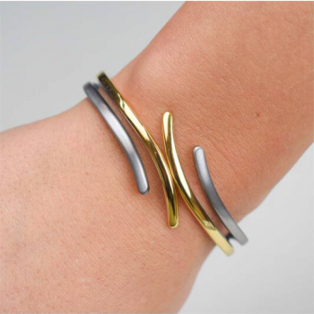 Boccia, Armband model 0396-03 titanium/bicolour - 16765