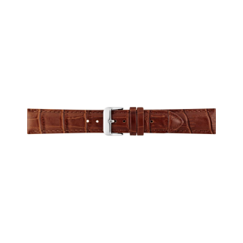 Horlogeband 14mm Bruin Krokodillenprint - 20306 Horlogeband 14mm Bruin Krokodillenprint - 20306