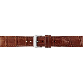 Horlogeband 14mm Bruin Krokodillenprint - 20306
