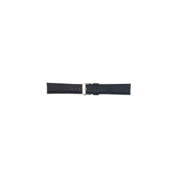 Horlogeband 14mm Zwart, krokodillenprint - 20310