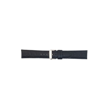 Horlogeband 14mm Zwart, krokodillenprint - 20310