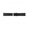 Horlogeband 14mm Zwart, krokodillenprint - 20310