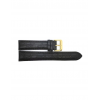 Horlogeband 14mm Zwart, krokodillenprint - 20310