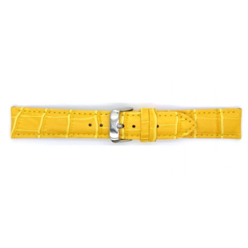 Alligator print calf leather strap, mat. With strong case and buckle connection, stitched loop and stainless steel buckle. This strap has soft leather lining and is super flexible - 20311 Alligator print calf leather strap, mat. With strong case and buckle connection, stitched loop and stainless steel buckle. This strap has soft leather lining and is super flexible - 20311
