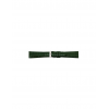Alligator print calf leather strap, mat. With strong case and buckle connection, stitched loop and stainless steel buckle. This strap has soft leather lining and is super flexible - 20313