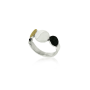 AUDAR Ring, model 1872 zilver met 18 krt goud (maat 54) - 20360
