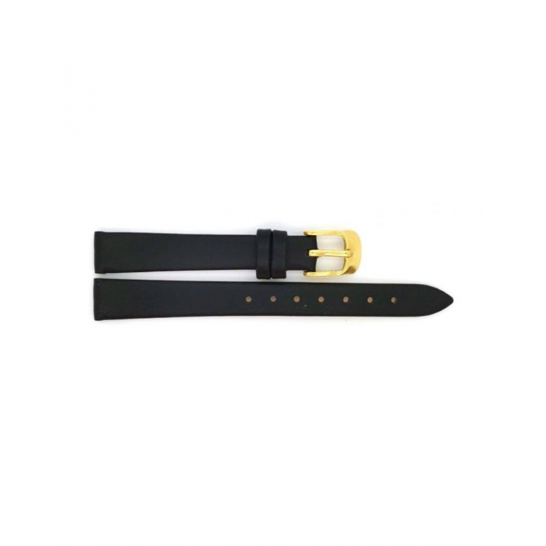 Horlogeband 14mm Zwart - 20316