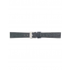 Horlogeband 14mm Zwart Krokodillenprint - 20322