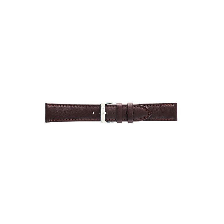 Simple calf leather, padded, strap with steel buckle and same color stitch. XL - 20327