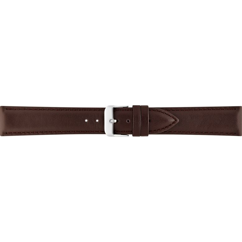 Simple calf leather, padded, strap with steel buckle and same color stitch. XL - 20327