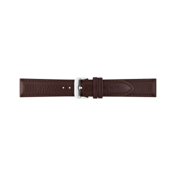 BBS Bison grained calf leather watch strap. Padded and fitted with solid stainless steel buckle. Like all BBS watch straps, this one has a soft nubuck lining and a reinforced case connection - 20317