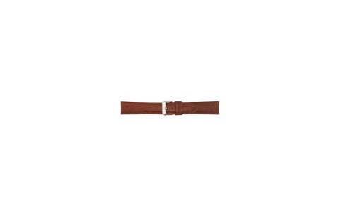 Crocodile print calf leather strap, mat. With strong case and buckle connection, stitched loop and stainless steel buckle. This strap has soft leather lining and is super flexible. - 20341