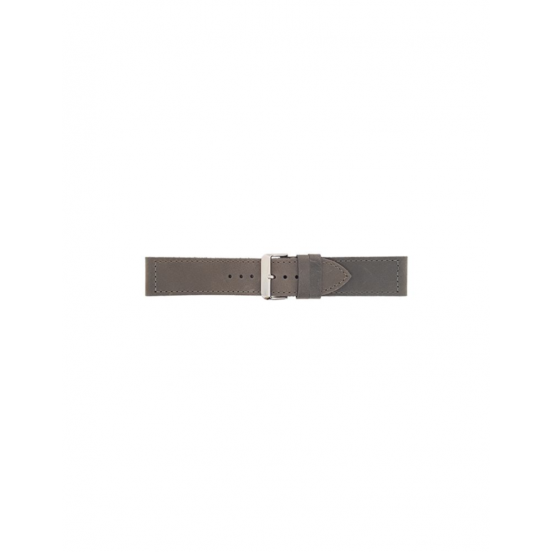 BBS suede solid leather watch strap with steel buckle. This cool strap will get better looking after wearing. Thick but super flexible and soft. - 20347