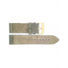 BBS suede solid leather watch strap with steel buckle. This cool strap will get better looking after wearing. Thick but super flexible and soft. - 20347