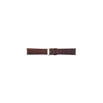 Horlogeband 14mm Bruin Krokodillenprint - 20319