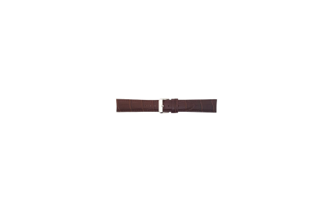 Horlogeband 14mm Bruin Krokodillenprint - 20319
