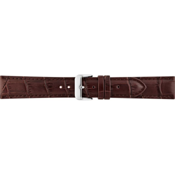 Horlogeband 14mm Bruin Krokodillenprint - 20319 Horlogeband 14mm Bruin Krokodillenprint - 20319
