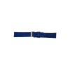 Alligator print calf leather watch strap, mat. Blauw - 20324