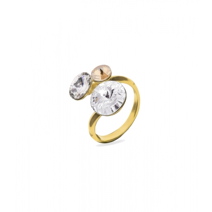 Spark Ring, model PG11223CGS (zilver geel verguld) - 16744