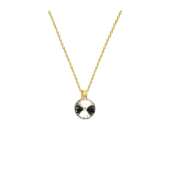Spark Collier, model NG112212C zilver geel-verguld (lengte verstelbaar: 42-46cm.) - 16745 Spark Collier, model NG112212C zilver geel-verguld (lengte verstelbaar: 42-46cm.) - 16745