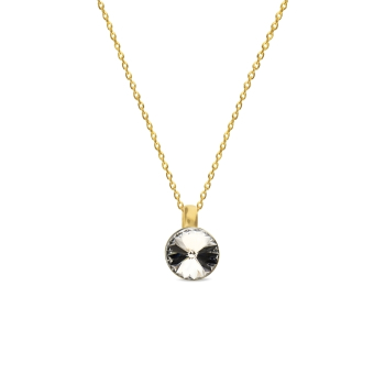 Spark Collier, model NG112212C zilver geel-verguld (lengte verstelbaar: 42-46cm.) - 16745