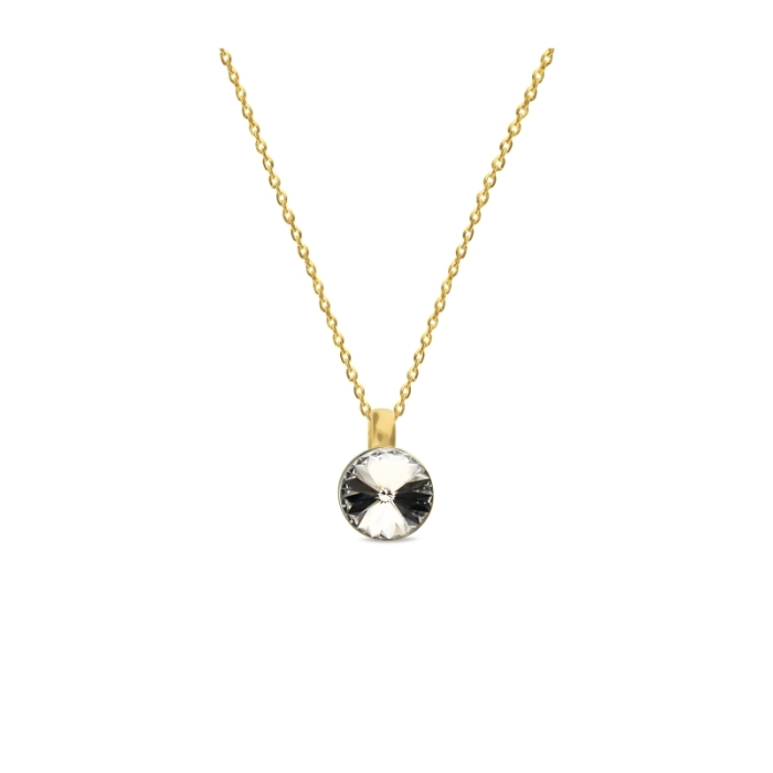 Spark Collier, model NG112212C zilver geel-verguld (lengte verstelbaar: 42-46cm.) - 16745 Spark Collier, model NG112212C zilver geel-verguld (lengte verstelbaar: 42-46cm.) - 16745