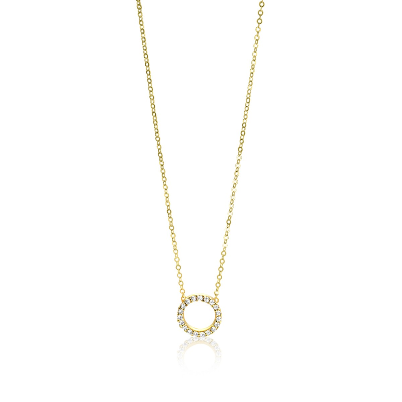 Zinzi Collier, model ZGC181 (Goud 14 krt) lengte: 42-45cm. - 16788 Zinzi Collier, model ZGC181 (Goud 14 krt) lengte: 42-45cm. - 16788
