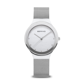 Bering Dameshorloge Quartz, model 12934-000, Zilverkleurig. - 20156