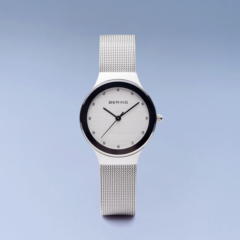 Bering Dameshorloge Quartz, model 12934-000, Zilverkleurig. - 20156