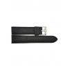 Horlogeband 18mm Zwart, Struisvogel print - 20333