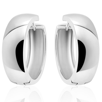 Oorringen, zilver (9x30mm) - 20480 Oorringen, zilver (9x30mm) - 20480